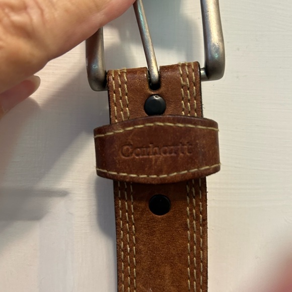 Carhartt all leather belt. Hardly worn - Picture 4 of 4